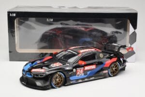 BMW M8 GTE RLL Racing #24 J. Krohn / J. Edwards Class Winners 24 Hours of Daytona 2020 Minichamps 1:18 155202924 Metal — zdjęcie 6 z 6