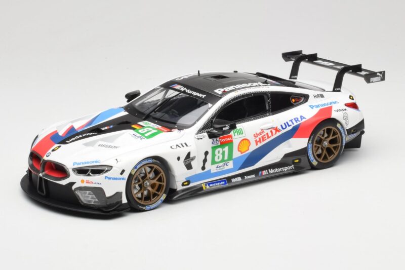 BMW M8 GTE #81 Team MTEK M. Tomczyk / N. Catsburg / N. Yelloly 24 Hours of Le Mans 2018 Minichamps 1:18 155182981 Metal