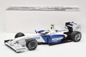 BMW Sauber F1.09 #6 N. Heidfeld Launch Version 2009 Minichamps 1:18 80432154856 Metal — zdjęcie 7 z 7