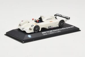 BMW V12 LMR LMP1 #42 Beck's T. Kristensen / J. Lehto / J. Müller 24 Hours of Le Mans 1999 Minichamps 1:43 80429418139 Metal — zdjęcie 2 z 4