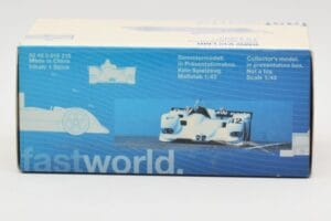 BMW V12 LMR LMP1 #42 Beck's T. Kristensen / J. Lehto / J. Müller 24 Hours of Le Mans 1999 Minichamps 1:43 80429418139 Metal — zdjęcie 4 z 4