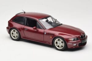 BMW Z3 Coupe 2.8 Red Metallic UT Models 1:18 20423 Metal — zdjęcie 6 z 8