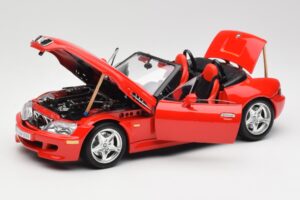 BMW Z3 E36/7 Roadster Czerwony Bburago 1:18 3349 Metal — zdjęcie 2 z 8