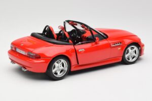 BMW Z3 E36/7 Roadster Czerwony Bburago 1:18 3349 Metal — zdjęcie 3 z 8