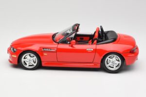 BMW Z3 E36/7 Roadster Czerwony Bburago 1:18 3349 Metal — zdjęcie 4 z 8