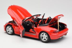 BMW Z3 E36/7 Roadster Czerwony Bburago 1:18 3349 Metal — zdjęcie 5 z 8
