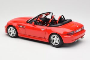 BMW Z3 E36/7 Roadster Czerwony Bburago 1:18 3349 Metal — zdjęcie 7 z 8