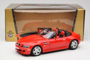 BMW Z3 E36/7 Roadster Czerwony Bburago 1:18 3349 Metal — zdjęcie 8 z 8