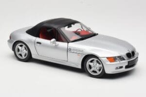 BMW Z3 Roadster 1.8 Srebrny UT Models 1:18 20404 Metal — zdjęcie 6 z 8