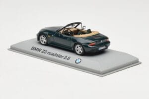 BMW Z3 Roadster 2.8 Ciemnozielony Minichamps 1:43 80429421514 Metal — zdjęcie 3 z 4