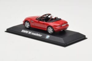 BMW Z3 Roadster 2.8 Czerwony Minichamps 1:43 BMW004 Metal — zdjęcie 3 z 4