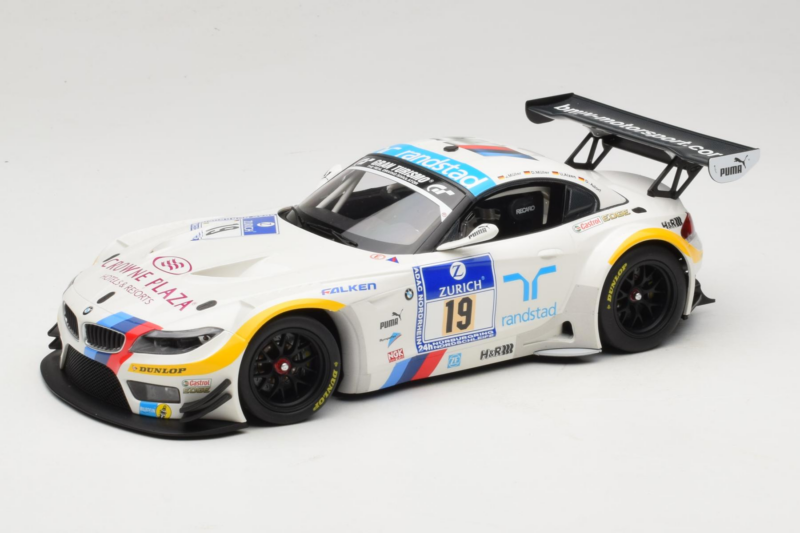 BMW Z4 GT3 #19 Team Schubert J. Muller / D. Muller ADAC 24 Hours Nurburgring 2012 Minichamps 1:18 151122319 Metal