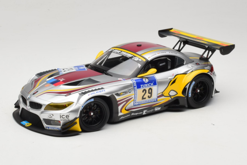 BMW Z4 GT3 #29 VDS Racing Team B. Leinders / F. Paltalla ADAC 24 Hours Nurburgring 2012 Minichamps 1:18 151122329 Metal