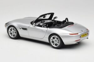 BMW Z8 E52 Kabriolet Srebrny Kyosho 1:18 80432411551 Metal — zdjęcie 5 z 8