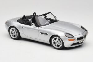 BMW Z8 E52 Kabriolet Srebrny Kyosho 1:18 80432411551 Metal — zdjęcie 6 z 8