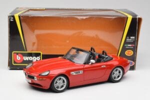 BMW Z8 E52 Czerwony Metaliczny Bburago 1:18 18-12032 Metal — zdjęcie 8 z 8