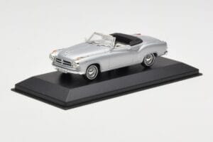 Borgward Isabella Kabriolet Srebrny Minichamps 1:43 400096030 Metal — zdjęcie 2 z 4