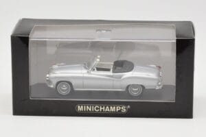 Borgward Isabella Kabriolet Srebrny Minichamps 1:43 400096030 Metal — zdjęcie 4 z 4