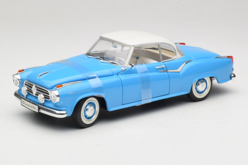 Borgward Isabella Coupe Niebieski Revell 1:18 08859-P1 Metal