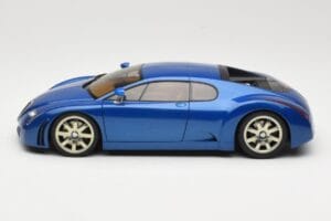 Bugatti EB 18.3 Chiron Niebieski AUTOart 1:18 70911 Metal — zdjęcie 4 z 8