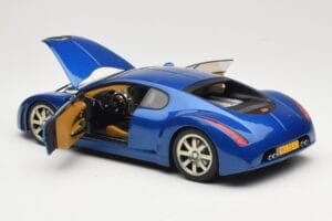Bugatti EB 18.3 Chiron Niebieski AUTOart 1:18 70911 Metal — zdjęcie 5 z 8