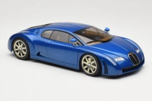 Bugatti EB 18.3 Chiron Niebieski AUTOart 1:18 70911 Metal — zdjęcie 6 z 8