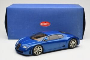 Bugatti EB 18.3 Chiron Niebieski AUTOart 1:18 70911 Metal — zdjęcie 8 z 8