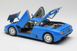 Bugatti EB110 Niebieski Bburago 1:18 3035 Metal — zdjęcie 6 z 8