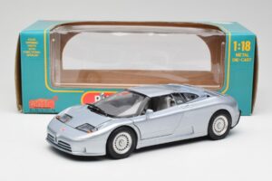 Bugatti EB110 SS Srebrny Anson 1:18 30303-W-M2 Metal — zdjęcie 8 z 8