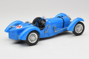 Bugatti Type 51 Grand Prix #14 Niebieski Bburago 1:18 3012-M1 Metal — zdjęcie 2 z 6