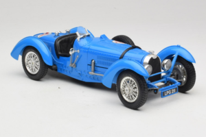 Bugatti Type 51 Grand Prix #14 Niebieski Bburago 1:18 3012-M1 Metal — zdjęcie 4 z 6