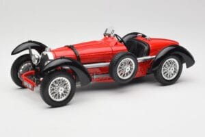Bugatti Type 55 Czerwony Bburago 1:18 3009 Metal
