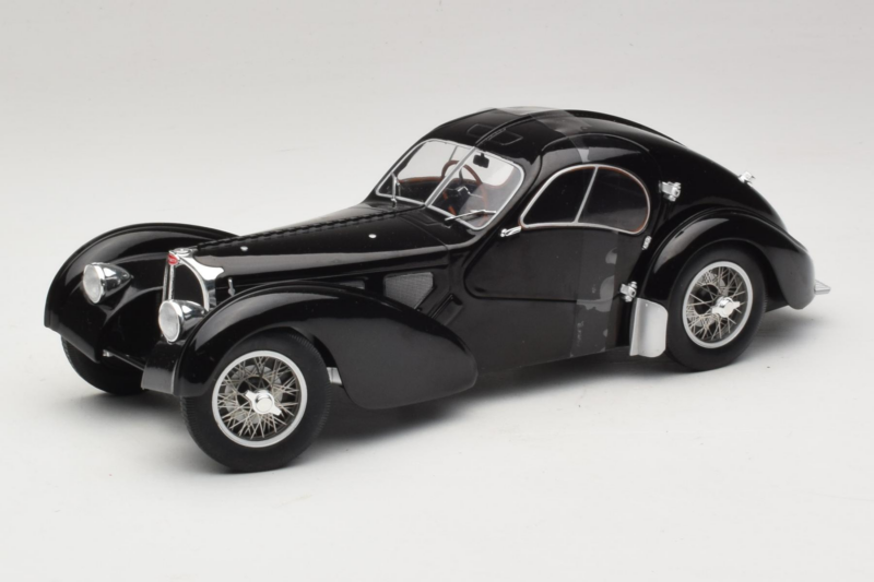Bugatti Type 57 SC Atlantic Czarny Solido 1:18 S1802101 Metal