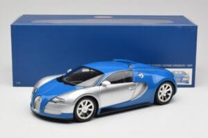 Bugatti Veyron Edition Centenaire Chrome Blue Minichamps 1:18 100110850 Metal — zdjęcie 8 z 8