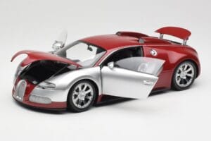 Bugatti Veyron Edition Centenaire Chrome Red Minichamps 1:18 100110851-O Metal — zdjęcie 2 z 8