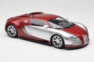 Bugatti Veyron Edition Centenaire Chrome Red Minichamps 1:18 100110851-O Metal — zdjęcie 6 z 8