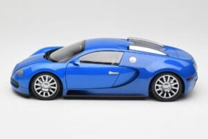 Bugatti Veyron Jasnoniebieski Ciemnoniebieski Minichamps 1:18 100110821 Metal — zdjęcie 4 z 8