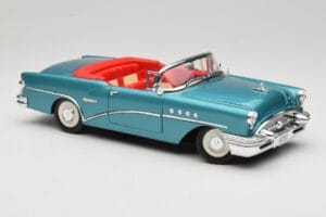 Buick Century Kabriolet Niebieski Mira 1:18 6134 Metal — zdjęcie 6 z 8