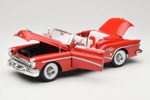 Buick Skylark Kabriolet Czerwony Motormax 1:18 73129 Metal — zdjęcie 2 z 8