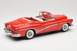 Buick Skylark Kabriolet Czerwony Motormax 1:18 73129 Metal — zdjęcie 3 z 8