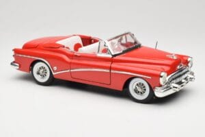Buick Skylark Kabriolet Czerwony Motormax 1:18 73129 Metal — zdjęcie 6 z 8
