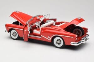 Buick Skylark Czerwony Motormax 1:18 411393-M1 Metal — zdjęcie 5 z 8