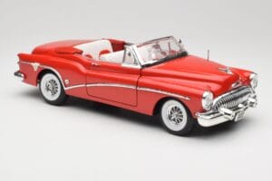 Buick Skylark Czerwony Motormax 1:18 411393-M1 Metal — zdjęcie 6 z 8