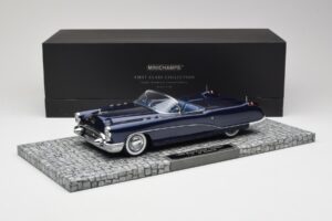 Buick Wildcat I Concept Ciemnoniebieski Minichamps 1:18 107141331 Metal — zdjęcie 6 z 6