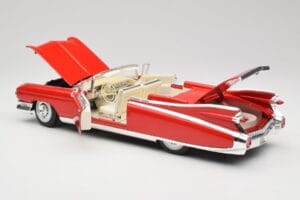 Cadillac Eldorado Biarritz Bolero Red Maisto 1:18 31813 Metal — zdjęcie 5 z 8