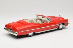 Cadillac Eldorado Kabriolet Czerwony Anson 1:18 30387 Metal — zdjęcie 3 z 8