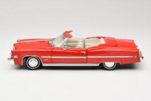 Cadillac Eldorado Kabriolet Czerwony Anson 1:18 30387 Metal — zdjęcie 4 z 8