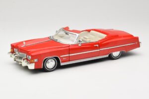 Cadillac Eldorado Kabriolet Czerwony Anson 1:18 30387 Metal