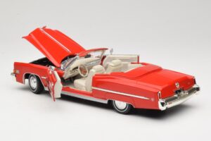 Cadillac Eldorado Kabriolet Czerwony Anson 1:18 30387 Metal — zdjęcie 5 z 8