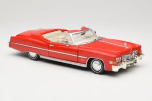 Cadillac Eldorado Kabriolet Czerwony Anson 1:18 30387 Metal — zdjęcie 6 z 8